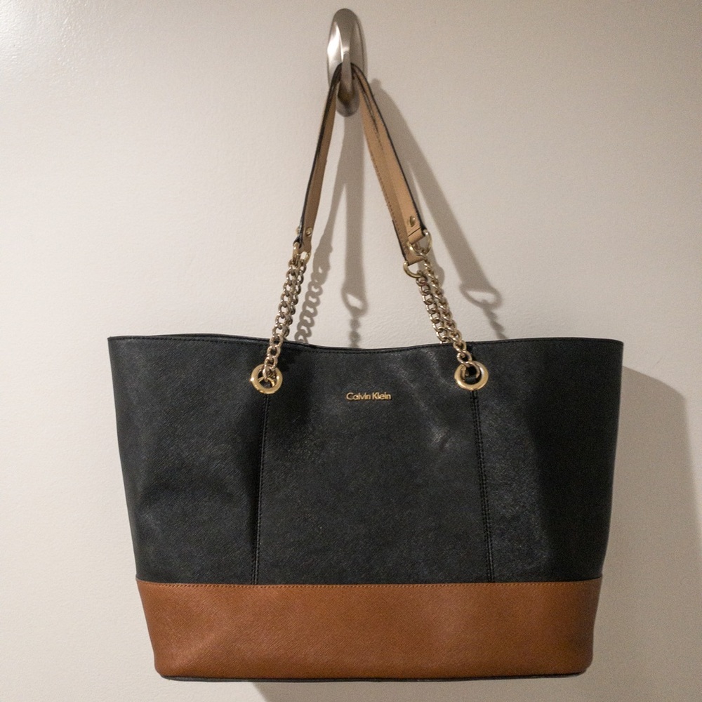 Calvin Klein Two Tone Tote Bag